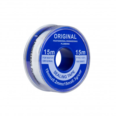 ФУМ стрічка синя (вел.) д/гермет. різьб. з'єдн. 15 м SD262BW15 ФУМ стрічка синя (вел.) д/гермет. різьб. з'єдн. 15 м SD262BW15