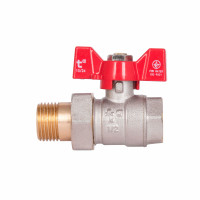 Кран кульовий "Американка" SD Plus прямий 1\2" ВЗ SD220W15 Кран кульовий "Американка" SD Plus прямий 1\2" ВЗ SD220W15