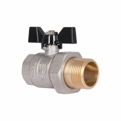 Кран кульовий "Американка" SD Plus прямий 1" ВЗ SD221W25