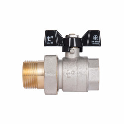 Кран кульовий "Американка" SD Plus прямий 1" ВЗ SD221W25