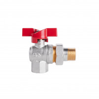 Кран кульовий "Американка" SD Plus кутовий 1\2" ВЗ SD222W15 Кран кульовий "Американка" SD Plus кутовий 1\2" ВЗ SD222W15