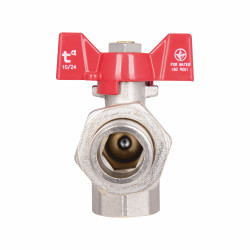 Кран кульовий "Американка" SD Plus кутовий 1\2" ВЗ SD222W15