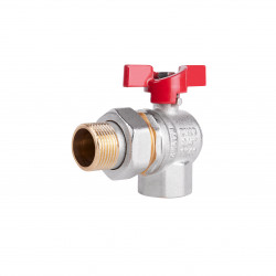 Кран кульовий "Американка" SD Plus кутовий 3\4" ВЗ SD222W20