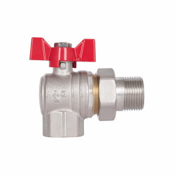 Кран кульовий "Американка" SD Plus кутовий 3\4" ВЗ SD222W20