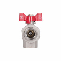 Кран кульовий "Американка" SD Plus кутовий 3\4" ВЗ SD222W20 Кран кульовий "Американка" SD Plus кутовий 3\4" ВЗ SD222W20