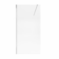 Душова перегородка Qtap Walk-In Standard CRM201.C8 100х200 см, скло Clear 8 мм, покриття CalcLess