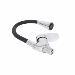 Змішувач для кухні Lidz Tani 008F3 з гнучким виливом (k40) LDTAN008F3BCR39484 Black / Chrome