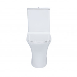 Унітаз-компакт Qtap Presto безобідковий з сідінням Soft-close QT24221217AW