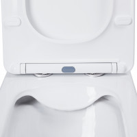 Унітаз-компакт Qtap Nando безобідковий з сидінням Soft-close QT12221222AW