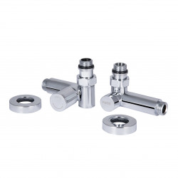 Комплект кранів SD Forte 1\2" НР для рушникосушарки кутовий SF395W15HE Комплект кранів SD Forte 1\2" НР для рушникосушарки кутовий SF395W15HE