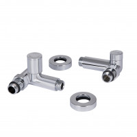 Комплект кранів SD Forte 1\2" НР для рушникосушарки кутовий SF395W15HE