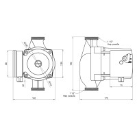 Насос циркуляційний Thermo Alliance LPS 25/80/180