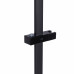 Душова стійка з тримачем універсальна Qtap Lepit 705 мм прямокутна QTLEP82103NB Black Matt