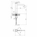 Змішувач для раковини Qtap Robin високий QTROB1060H102B Black Matt
