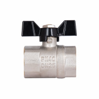 Кран кульовий SD Plus 1" ВР для води (метелик) SD602W25