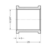 Муфта SD Plus 3/4" ВР SD40420 Муфта SD Plus 3/4" ВР SD40420