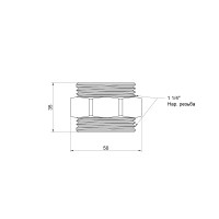 Ніпель SD Plus 1 1/4" ЗР SD4073232