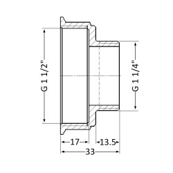 Перехід SD Plus 1 1/2"х1 1/4" ВЗ SD4094032 Перехід SD Plus 1 1/2"х1 1/4" ВЗ SD4094032
