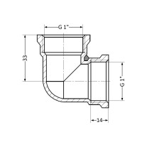 Кутик SD Plus 1" ВР SD41825 Кутик SD Plus 1" ВР SD41825