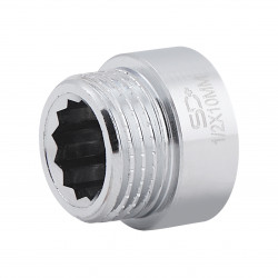 Подовжувач хромований 1/2 10мм Подовжувач хромований 1/2 10мм