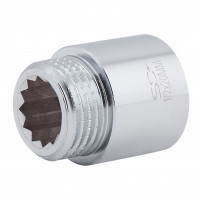 Подовжувач хромований 1/2 20мм