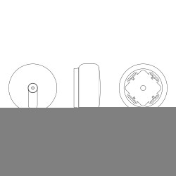 Диспенсер для паперових рушників Qtap Pohodli QT172WH42906 White (Domov)