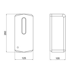 Дезінфектор Qtap Pohodli 6V безконтактний QT170WH42923 White (Zdraví)