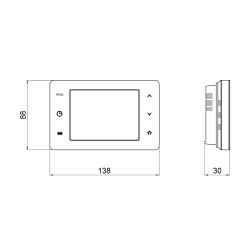 Тижневий програмований термостат Thermo Alliance ТА-2701WiFi сенсорний з WiFi