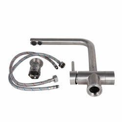 Змішувач для кухн Lidz Ariaі 24F-SFS, F-подібний з використанням фільтрованої води (k35) Змішувач для кухн Lidz Ariaі 24F-SFS, F-подібний з використанням фільтрованої води (k35)