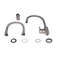 Змішувач Aria для кухні 04R-GFS, U-подібний гнучкий (k35) Lidz 43363 Змішувач Aria для кухні 04R-GFS, U-подібний гнучкий (k35) Lidz 43363