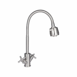 Змішувач Wind для кухні 13R-SFS, U-подібний гнучкий букс керамічний Lidz Змішувач Wind для кухні 13R-SFS, U-подібний гнучкий букс керамічний Lidz