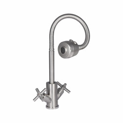 Змішувач Wind для кухні 13R-SFS, U-подібний гнучкий букс керамічний Lidz Змішувач Wind для кухні 13R-SFS, U-подібний гнучкий букс керамічний Lidz