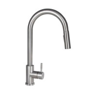 Змішувач для кухні Lidz Aria 04U-SFS з висувним виливом Змішувач для кухні Lidz Aria 04U-SFS з висувним виливом