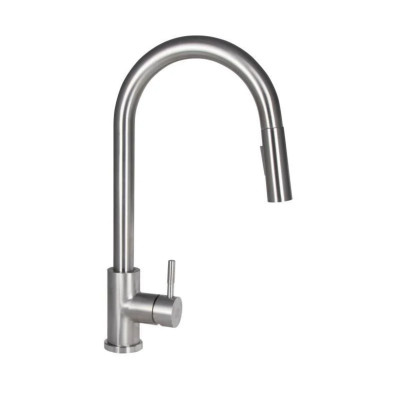 Змішувач для кухні Lidz Aria 04U-SFS з висувним виливом Змішувач для кухні Lidz Aria 04U-SFS з висувним виливом
