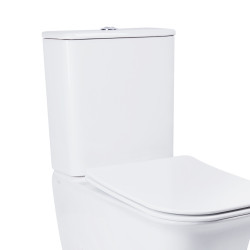 Бачок Qtap Nando унітазу підлогового нижній підвід QT12221222AW2 Бачок Qtap Nando унітазу підлогового нижній підвід QT12221222AW2