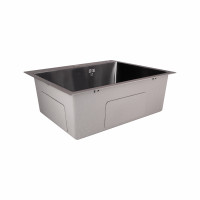 Кухонна мийка Lidz H6050B 3.0/0.8 мм Brush Black (LDH6050BPVD3008)