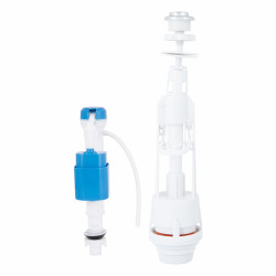 Зливний механізм для унітаза LT06 з клапаном нижньої подачі 1/2, хром кнопка Lidz Зливний механізм для унітаза LT06 з клапаном нижньої подачі 1/2, хром кнопка Lidz