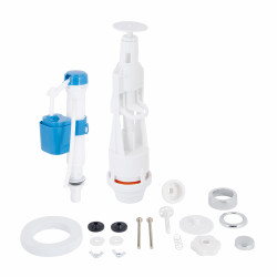 Зливний механізм для унітаза LT06 з клапаном нижньої подачі 1/2, хром кнопка Lidz Зливний механізм для унітаза LT06 з клапаном нижньої подачі 1/2, хром кнопка Lidz