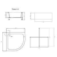 Душовий піддон Lidz KAPIELKA ST90x90x26