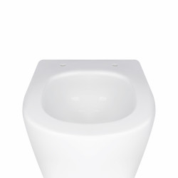 Унітаз підвісний Qtap Swan безободковий Ultra Quiet з сидінням Soft-close QT16335179W