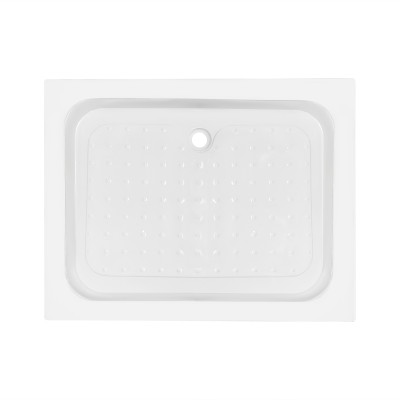 Душовий піддон KAPIELKA ST100x80х14 низький, прямокутний, діаметр зливу 52 мм Lidz