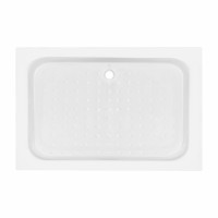 Душовий піддон KAPIELKA ST120x80х14 низький, прямокутний, діаметр зливу 52 мм Lidz