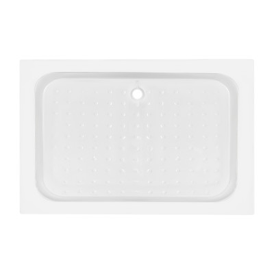 Душовий піддон KAPIELKA ST120x80х14 низький, прямокутний, діаметр зливу 52 мм Lidz