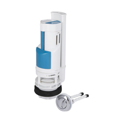 Зливний механізм для унітаза LT02 без клапана, 3/6 л, хром кнопка Lidz Зливний механізм для унітаза LT02 без клапана, 3/6 л, хром кнопка Lidz