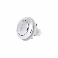 Зливний механізм для унітаза LT02 без клапана, 3/6 л, хром кнопка Lidz