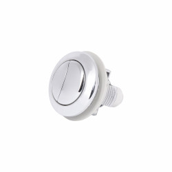 Зливний механізм для унітаза LT02 без клапана, 3/6 л, хром кнопка Lidz