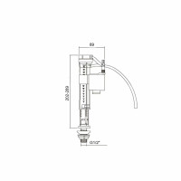 Клапан LT04 нижної подачі 1/2 Lidz