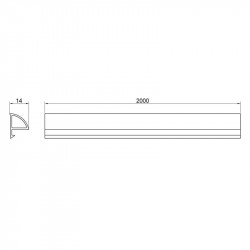 Набір декоративні планки для піддону та ванни (2x2м) + з'єднання + 2 ковпачки Qtap WCS012 Набір декоративні планки для піддону та ванни (2x2м) + з'єднання + 2 ковпачки Qtap WCS012