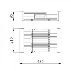 Кошик для мийки Lidz K01B Кошик для мийки Lidz K01B