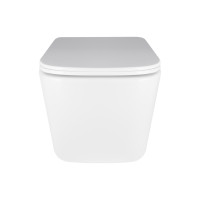Унітаз підвісний Qtap Crow безобідковий з сідінням Soft-close QT05335171W
